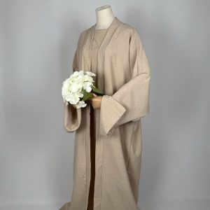 Ensemble Kimono et Abaya sans manches Kamélia