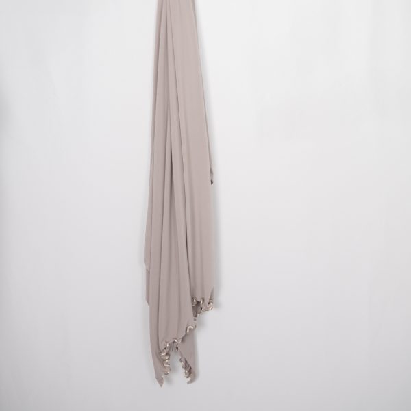 Hijab Frisé Jersey Premium Beige – Image 3