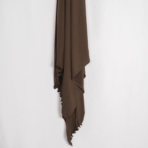 Hijab Frisé Jersey Premium  Chocolat