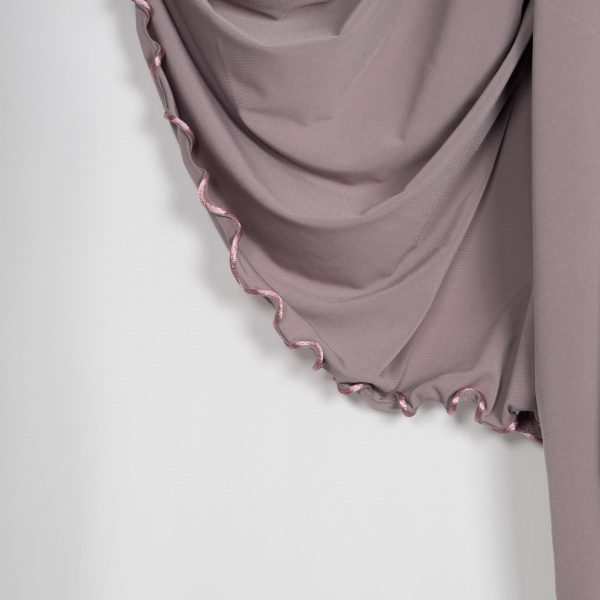 Hijab Frisé Jersey Premium Mauve – Image 2