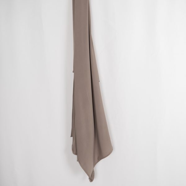 Hijab Jersey Premium Luxe Beige Foncé