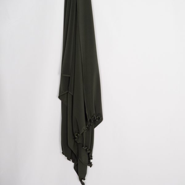 Hijab Frisé Jersey Premium Kaki